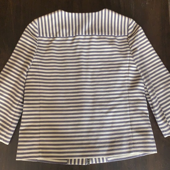 Tory Burch Rene Striped Jacket - Picture 8 of 11